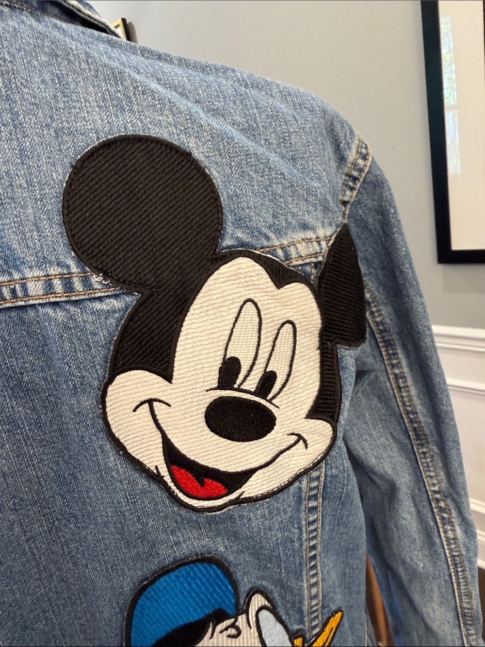Rare Collectible Zara Trafaluc Denimwear Jacket with Disney Character Patches - Picture 7 of 13
